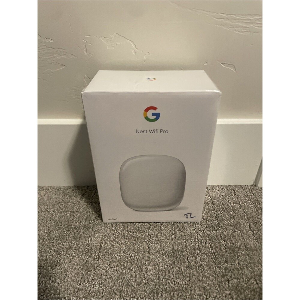Google Nest WiFi Pro - Wi-Fi 6E - Mesh Router - Snow